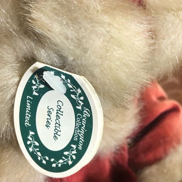 The Bearington Collection Vintage Christmas Bear Virginia. 2003 - Picture 5 of 6